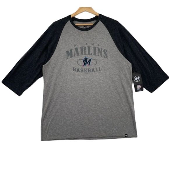 47 Marlins Miami Baseball Sports TShirt NWT XL - Picture 1 of 8